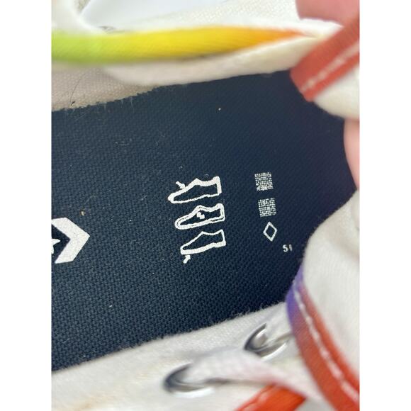 Converse Chuck Taylor All Stars White Rainbow Sole Womens Size 7 - Picture 11 of 16